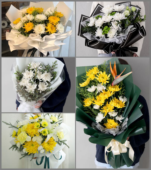 广东梅州市平远县仁居镇上远村白事花束代送